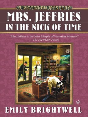 cover image of Mrs. Jeffries in the Nick of Time